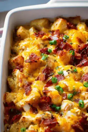 Loaded Chicken and Potato Casserole