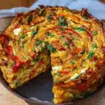 Breakfast Veggie Crinkle Cake