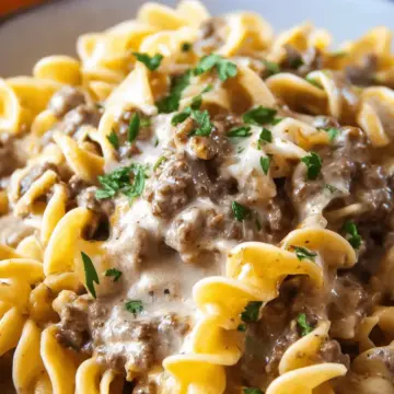 Ground Beef Stroganoff
