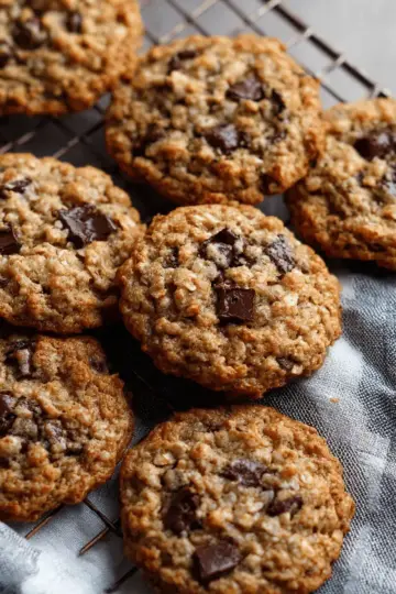 Chewy Oatmeal Chocolate Chip Cookies