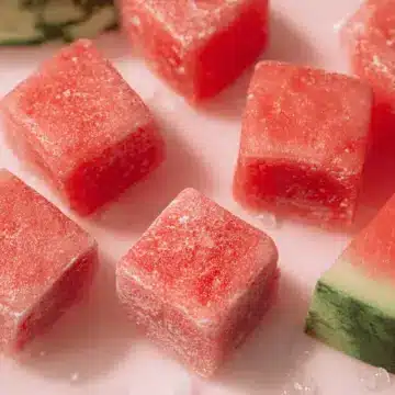 Watermelon Mochi