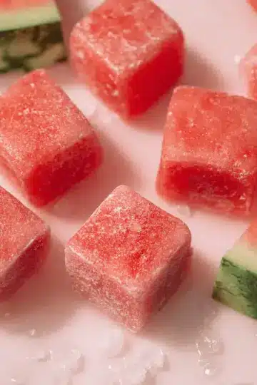 Watermelon Mochi