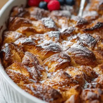 Croissant French Toast Casserole