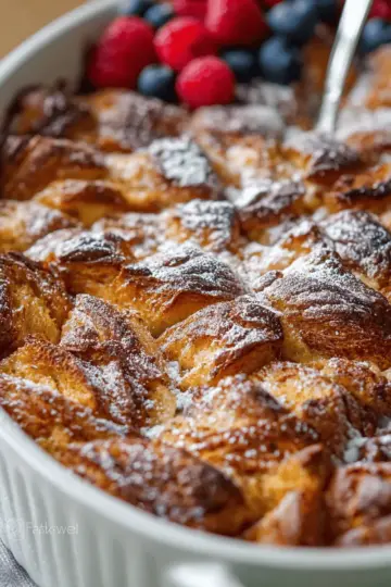 Croissant French Toast Casserole