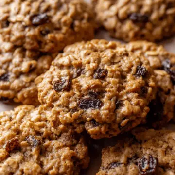 Soft & Chewy Oatmeal Raisin Cookies