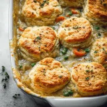 Biscuit & Vegetable Pot Pie