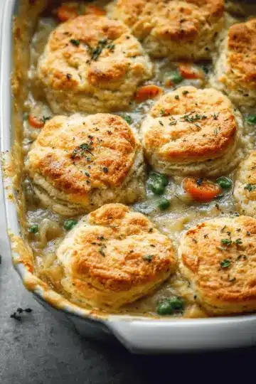 Biscuit & Vegetable Pot Pie
