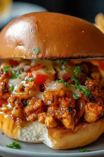 Delicious Cajun Chicken Sloppy Joes Recipe