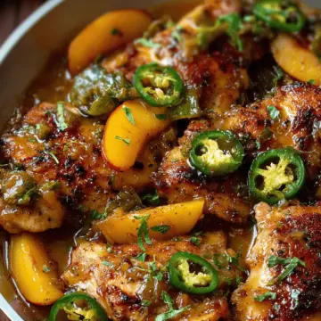 Jalapeno Peach Chicken