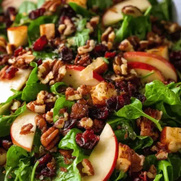 Apple Cranberry Walnut Salad