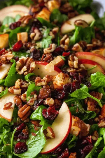 Apple Cranberry Walnut Salad