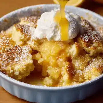 Gooey Lemon Cobbler