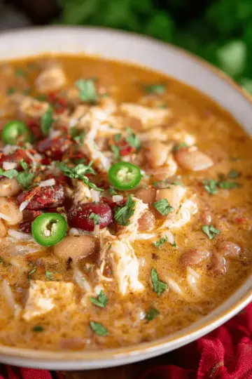Cajun White Chicken Chili