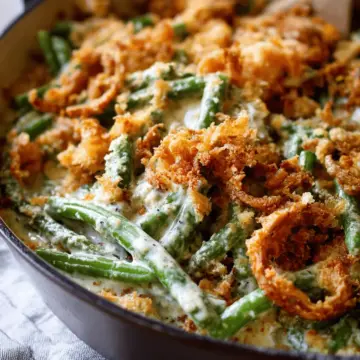 Creamy Green Bean Casserole from Scratch