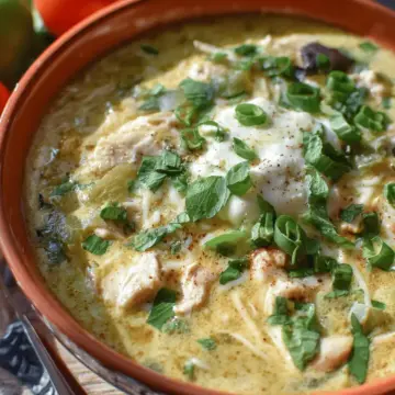 Creamy Green Enchiladas Chicken Soup