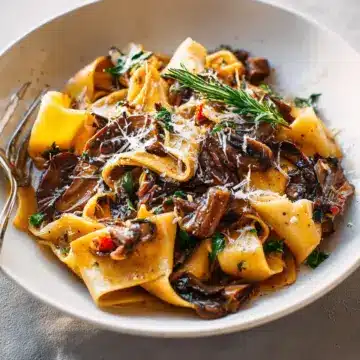 Portobello Mushroom Pappardelle