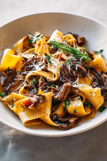 Portobello Mushroom Pappardelle