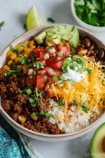 Easy Taco Bowl