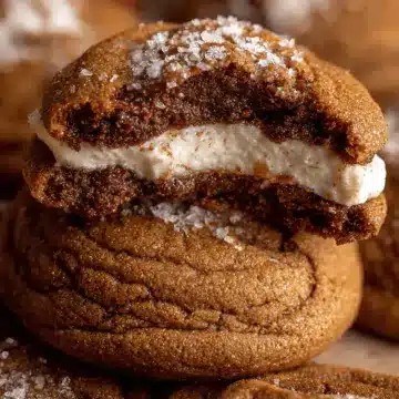 Gingerbread Cheesecake Cookies