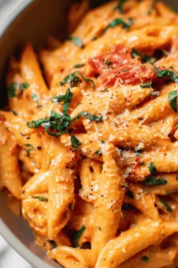 Super Easy Creamy Tomato Pasta