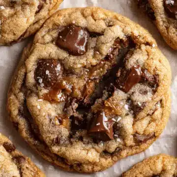 Browned Butter Toffee Chocolate Chip Cookies
