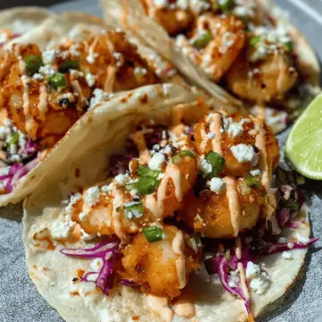 Air Fryer Bang Bang Shrimp Tacos