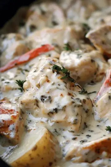 Crock Pot Creamy Ranch Chicken