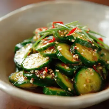 Simple Korean Cucumber Salad