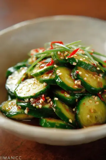 Simple Korean Cucumber Salad