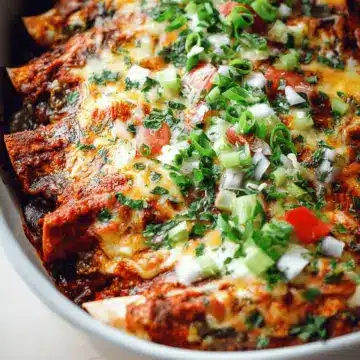 Vegetarian Bean and Cheese Enchiladas