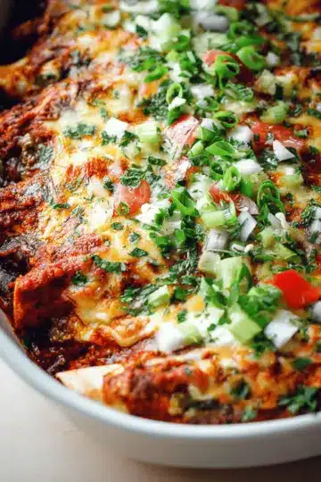 Vegetarian Bean and Cheese Enchiladas