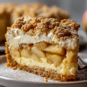 Mascarpone Apple Crumble Torta