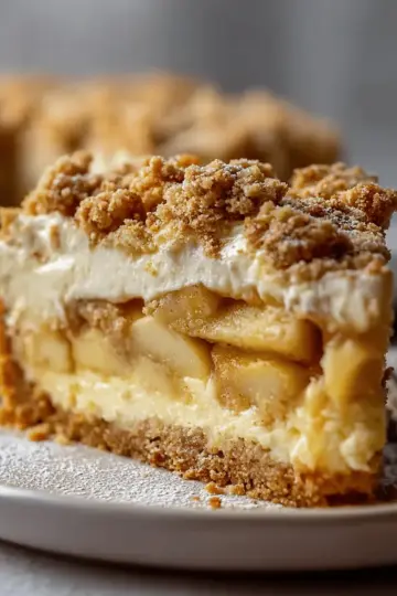 Mascarpone Apple Crumble Torta
