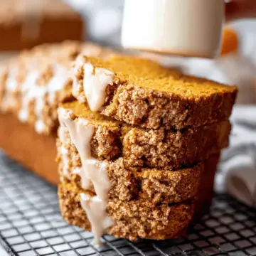 Pumpkin Bread with Maple Glaze