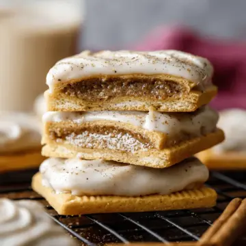 Frosted Brown Sugar Cinnamon Pop Tart Cookies