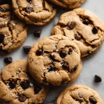 Bakery-Style Peanut Butter Chocolate Chip Cookies