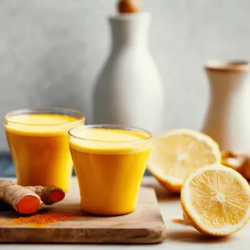 Lemon Ginger Turmeric Wellness Shots