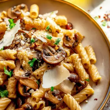 Brown Butter Mushroom Pasta