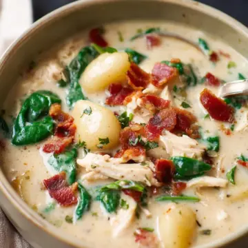 Chicken Bacon Gnocchi Soup