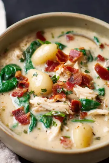 Chicken Bacon Gnocchi Soup