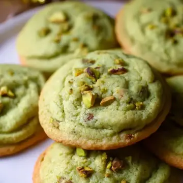 Pistachio Pudding Cookies