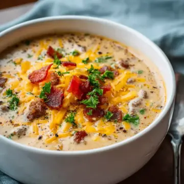 Cheeseburger Soup
