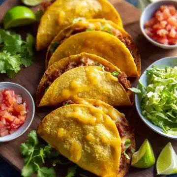 Cheesy Baked Tacos