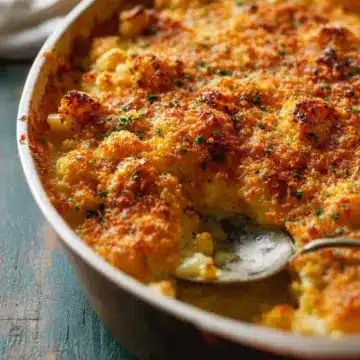 Easy Baked Cauliflower Gratin