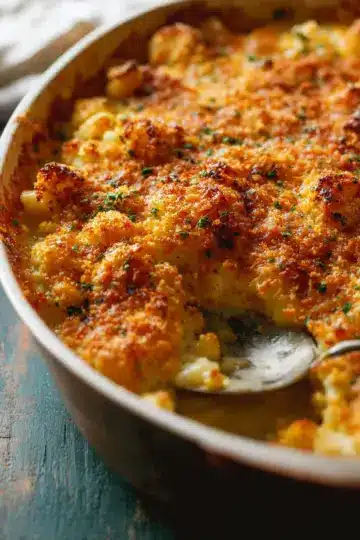 Easy Baked Cauliflower Gratin