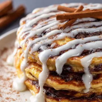Cinnamon Roll Pancake Recipe