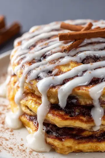 Cinnamon Roll Pancake Recipe