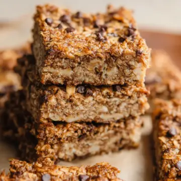 4-Ingredient Banana Oatmeal Bars