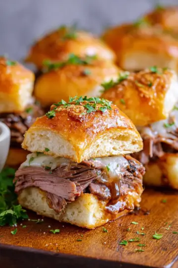 Easy French Dip Sliders Recipe