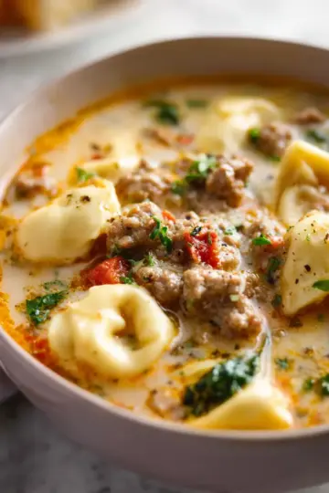 Sausage Tortellini Soup